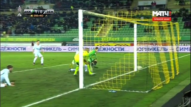 Anzhi Makhachkala 4-0 Zenit All Goals 27.10.2016