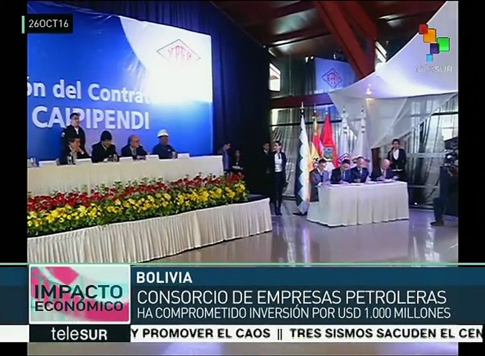 Bolivia: inversión en hidrocarburos arroja ganancias históricas