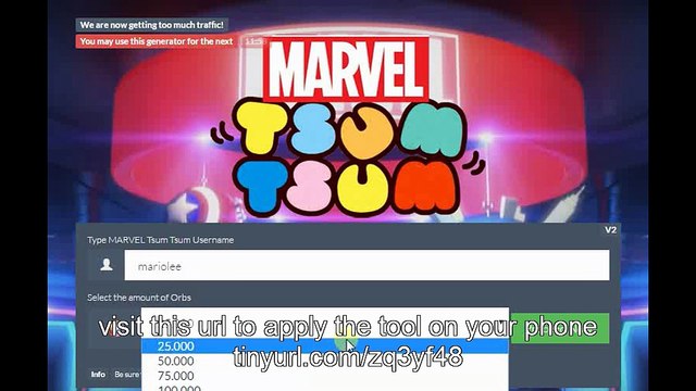 MARVEL Tsum Tsum Unlimited Coins Orbs Cheats iOS Android