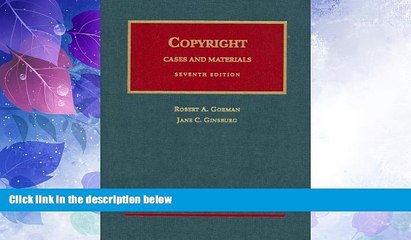 Big Deals  Copyright Cases and Materials  Full Read Most Wanted