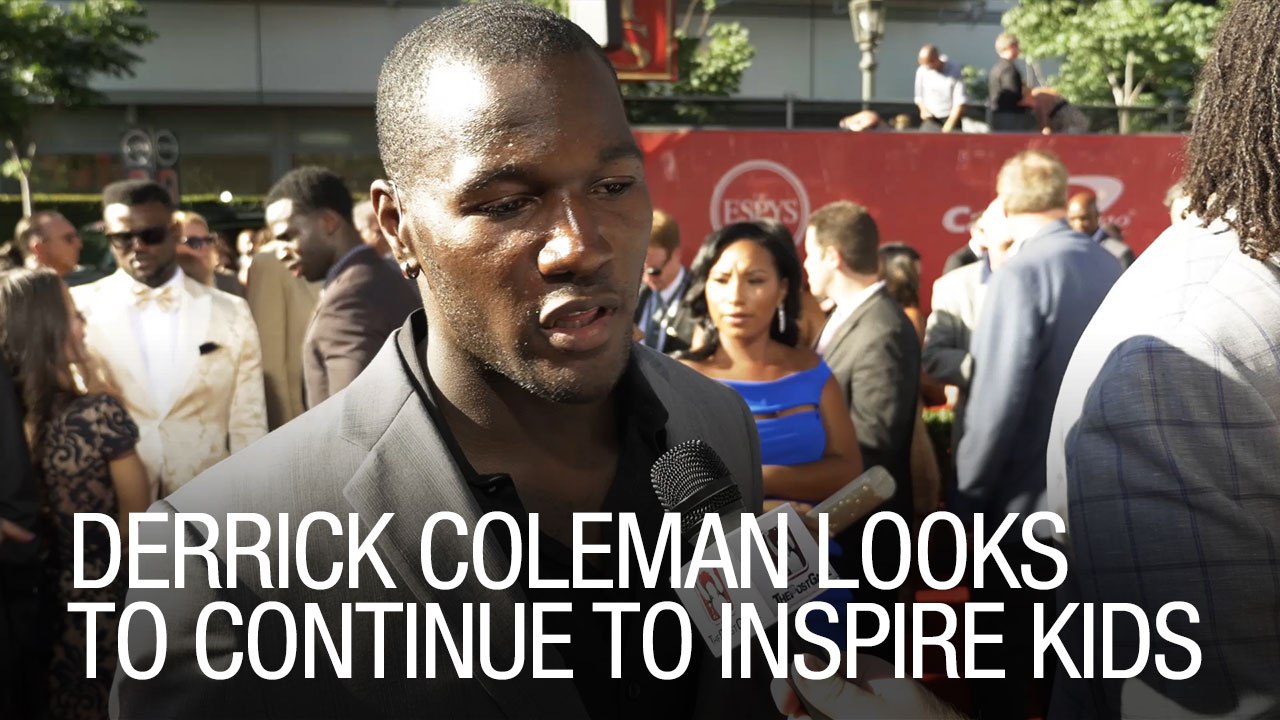 Derrick Coleman Looks to Continue to Inspire Kids