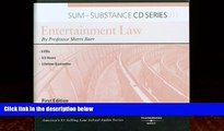 Big Deals  Sum and Substance Audio Set on Entertainment Law  Best Seller Books Most Wanted
