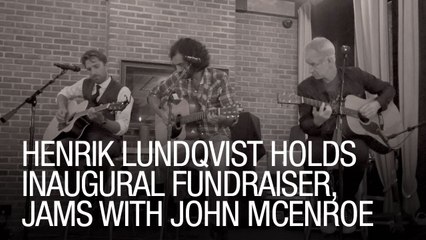 Henrik Lundqvist Holds Inaugural Fundraiser, Jams with John McEnroe