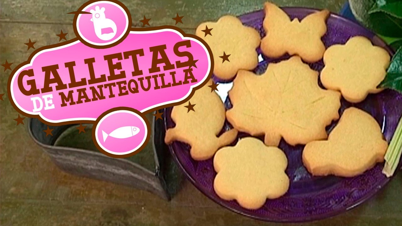 Cómo hacer galletas de mantequilla. Fáciles y rápidas