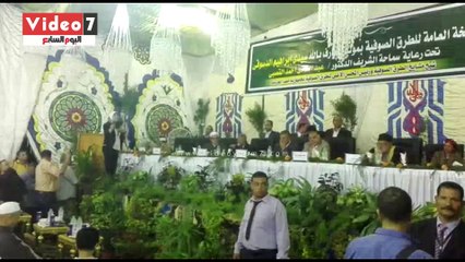 بالفيديو..الطرق الصوفية تحتفل بمولد العارف بالله الدسوقى