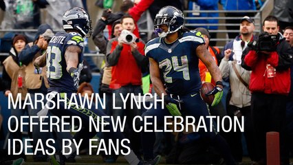 Marshawn Lynch Offered New Celebration Ideas by Fans