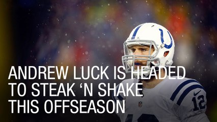 Andrew Luck is Headed to Steak N Shake This Offseason