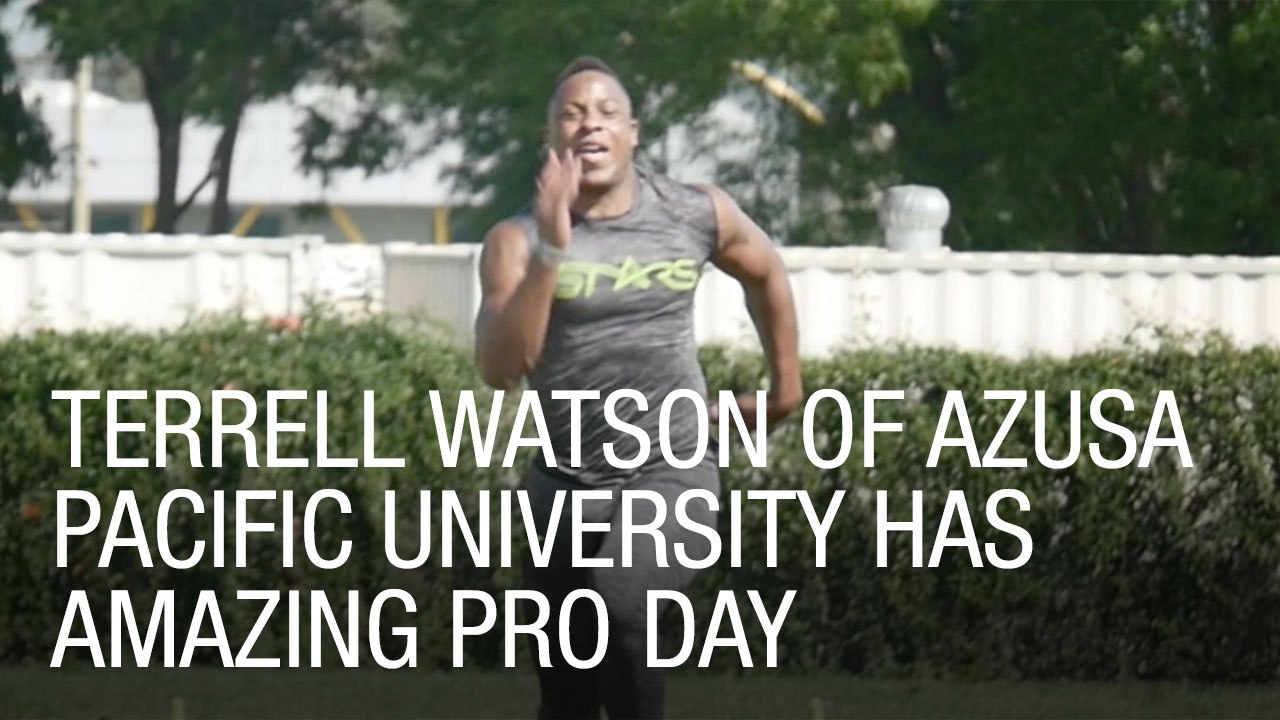 Terrell Watson of Azusa Pacific University has Amazing Pro Day