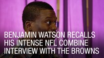 Benjamin Watson Recalls His Intense NFL Combine Interview with the Browns