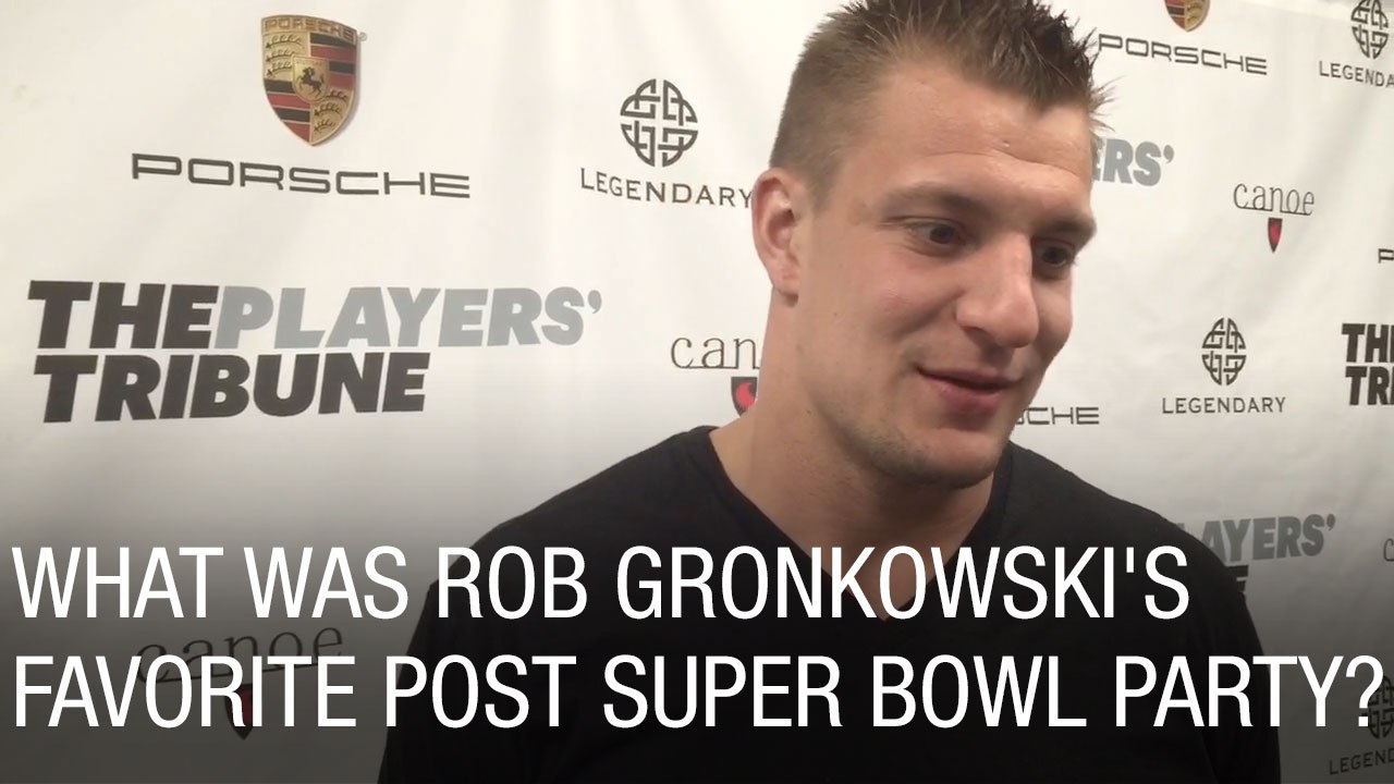 What Was Rob Gronkowski's Favorite Post Super Bowl Party?
