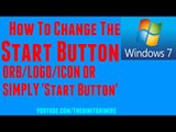 How to change the Windows 7 Start Button ORB/Icon/Logo