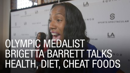 Olympic Medalist Brigetta Barrett Talks Health, Cheat Foods