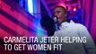 Carmelita Jeter Helping to Get Women Fit