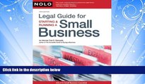 Books to Read  Legal Guide for Starting   Running a Small Business  Best Seller Books Most Wanted