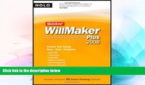 Must Have  Quicken Willmaker Plus 2008 Edition: Estate Planning Essentials (Book with CD-ROM)