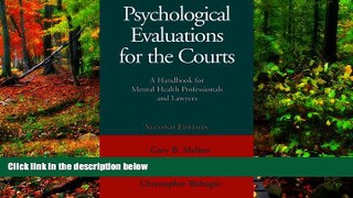 Deals in Books  Psychological Evaluations for the Courts: A Handbook for Mental Health