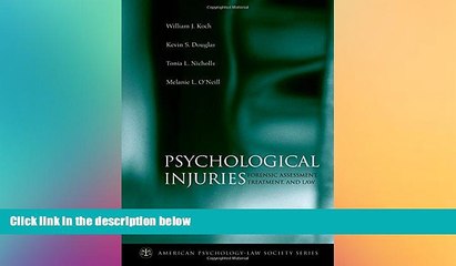 Full [PDF]  Psychological Injuries: Forensic Assessment, Treatment, and Law (American