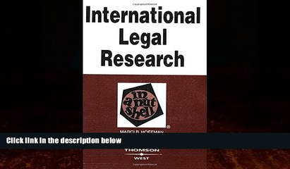 Books to Read  International Legal Research in a Nutshell  Best Seller Books Best Seller