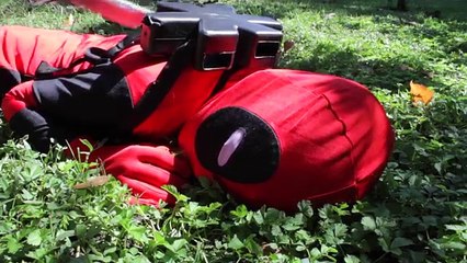 Little Heroes Spiderman vs Kid Deadpool Robot in Real Life | New Superheroes Fight | Super Hero Kids