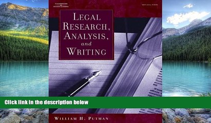 Books to Read  Legal Research, Analysis, and Writing  Full Ebooks Most Wanted