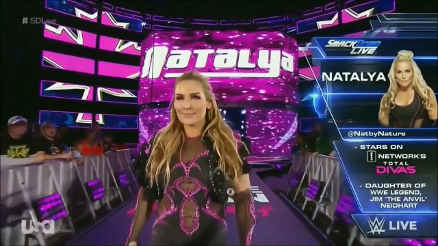 720pHD WWE Smackdown Live 10-25-16-Nikki Bella vs Natalya - Winner is leader of Survivor Series Team