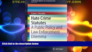 Big Deals  Hate Crime Statutes: A Public Policy and Law Enforcement Dilemma (SpringerBriefs in