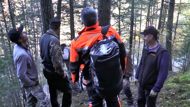 BRIANÇON : Les bûcherons se sont regroupés ce vendredi pour parler des dernières nouveautés dans leur métier