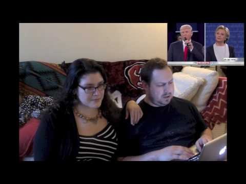 Reaction: Second Presidential Debate, Donald Trump & Hillary Clinton, October 9, 2016. First cut.