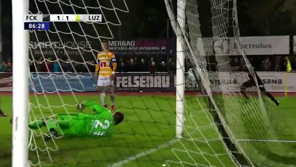 1-1 Goal Switzerland  FC Köniz 1-1 FC Luzern 27.10.2016