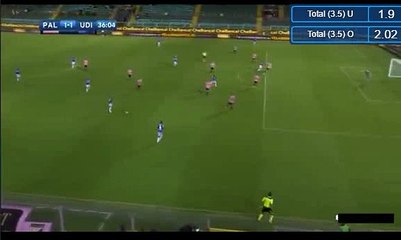 Cyril Thereau Goal HD - Palermo 1 - 1	Udinese 27.10.2016