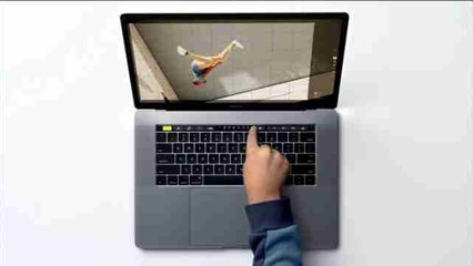 Nuevo Macbook Pro de Apple tendrá lector de huellas y barra táctil en el teclado