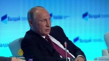 Russian military threat ‘exaggerated’, says Putin