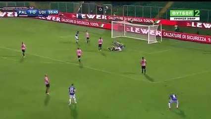 1-1 Cyril Thereau Goal - Palermo vs Udinese - 27.10.2016 HD