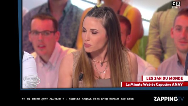 Il en pense quoi Camille ? : L'énorme fou rire de Camille Combal après une boulette de Capucine Anav (Video)
