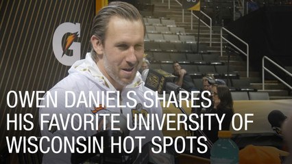 Owen Daniels Shares His Favorite University of Wisconsin Hot Spots