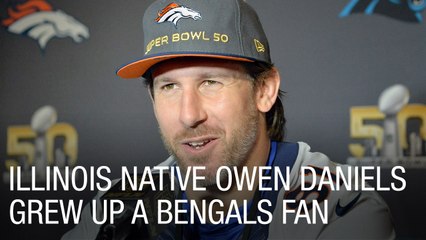 Illinois Native Owen Daniels Grew Up a Bengals Fan