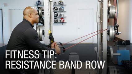 Fitness Tip: Resistance Band Rows