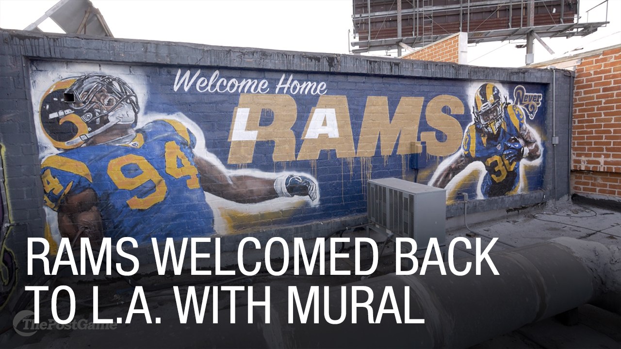 Jonas Never Welcomes Rams Back with Mural