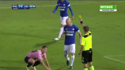 Roland Sallai Stupid Red Card for Simulation - Palermo 1 - 3 Udinese 27.10.2016 HD