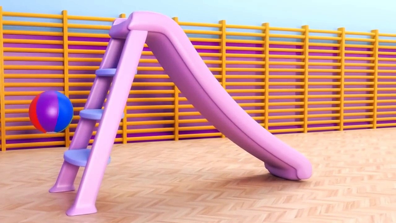 Ball - Playground Slide And Trampoline - Funny Jumping Ball For Kids - Binkie TV
