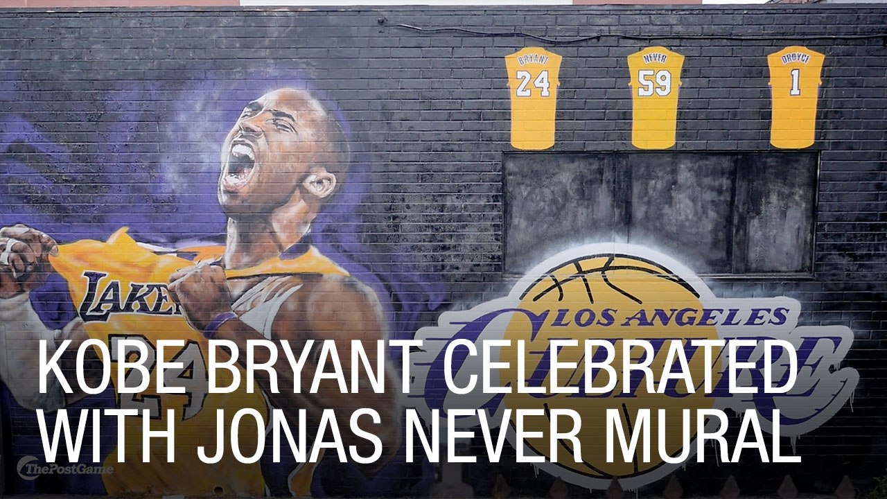 Kobe Bryant Celebrated with Jonas Never Mural