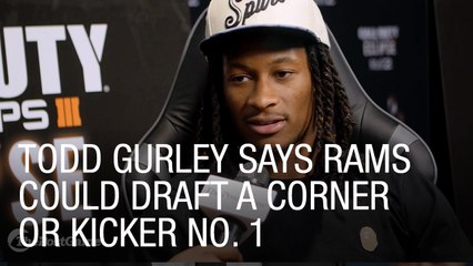 Gurley: Rams Could Draft a Corner or Kicker No. 1