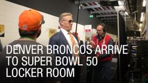 Denver Broncos Arrive for Super Bowl 50