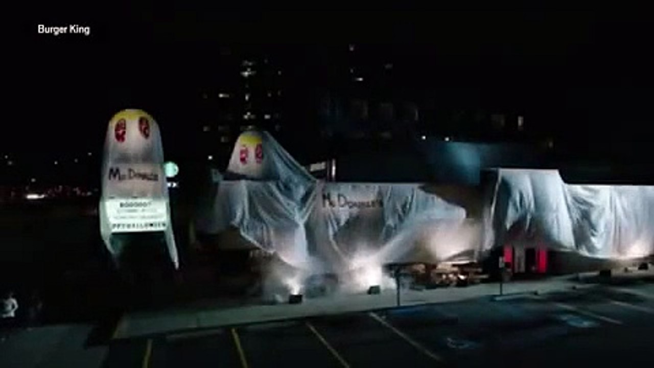 Quand Burger King se déugise en Mc Donalds pour Halloween c'est une déclaration de guerre