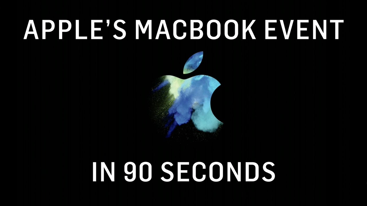 Apple's MacBook Event in 90 Easy Seconds