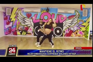 Mujer embarazada sorprende bailando Hip Hop