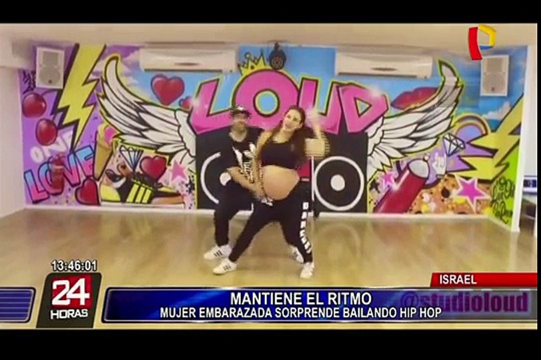 Mujer embarazada sorprende bailando Hip Hop