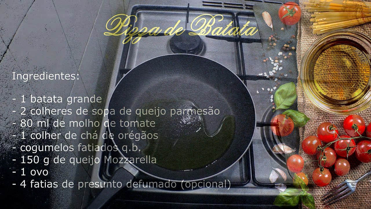Pizza de Batata