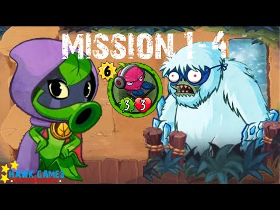 Plants vs. Zombies Heroes - Plants Mission 1: Impfinity's Wild Ride 1-4 [4K 60FPS]