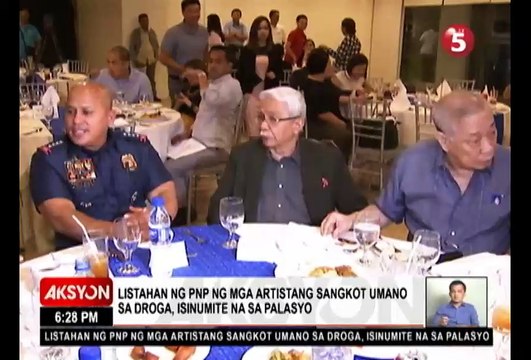 PNP chief dela Rosa talks about celebrities’ drug list, his political ambitions